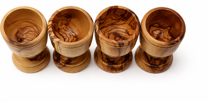 Handcrafted Olive Wood Cup from Bethlehem | Handmade Holy Land Wooden small Cup by Zuluf
