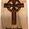 Engraved Jerusalem Cross Magnet – Olive Wood from Bethlehem (2.3 x 1.5 in)