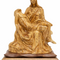 Hand Carved Olive Wood Pietà Statue 11” | Handmade Bethlehem Holy Land Christian Sculpture