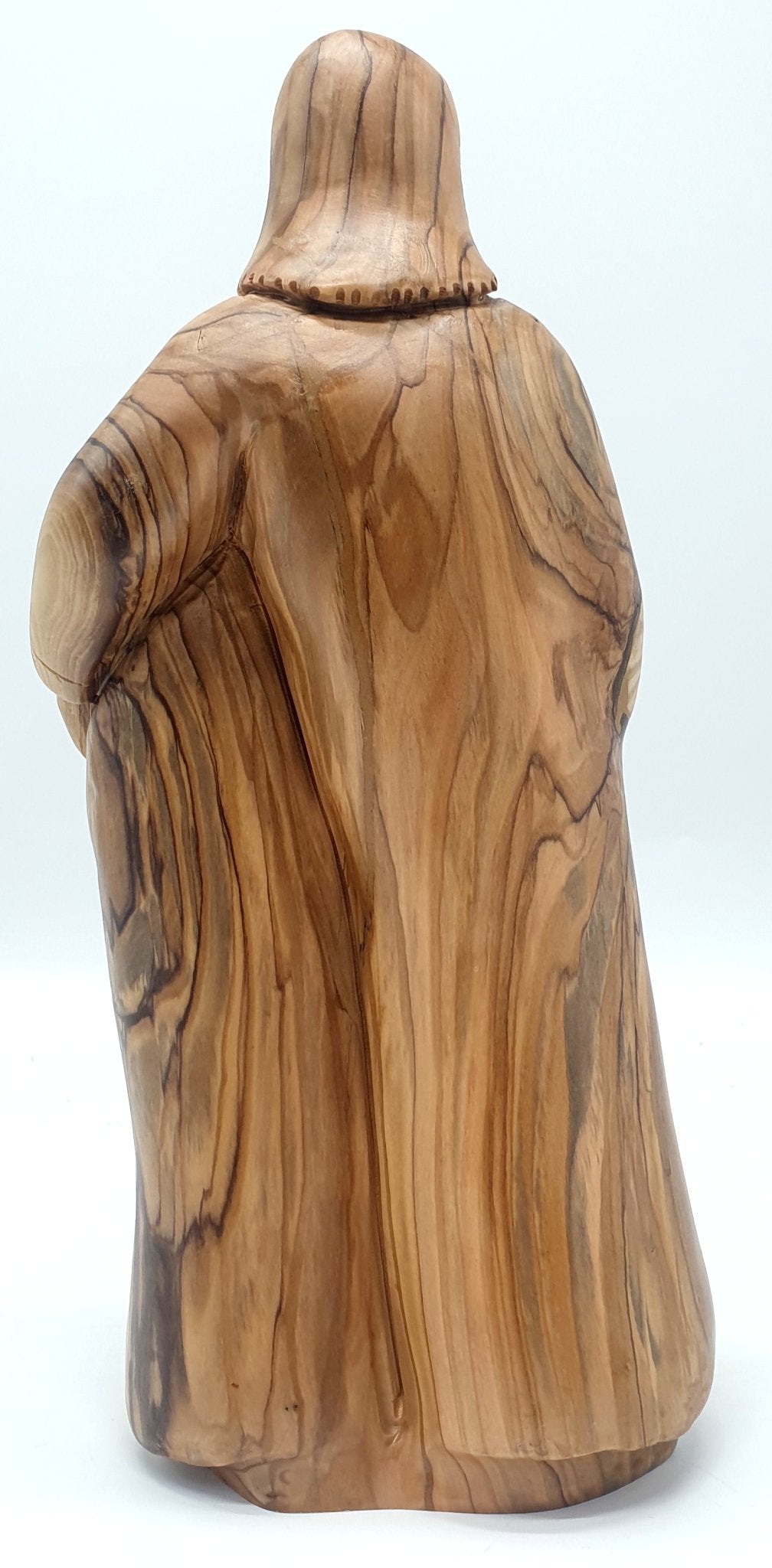 Hand - Carved Olive Wood Holy Family Statue | Premium Quality Religious Figurine - Ideal for Home Decor & Gifts - Zuluf