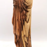 Hand - Carved Olive Wood Saint Joseph with Baby Jesus Statue - High - Quality Religious Art from Bethlehem | Ideal for Home Decor, Church Display, and Gift | 16.2X6.3X6.1" - Zuluf