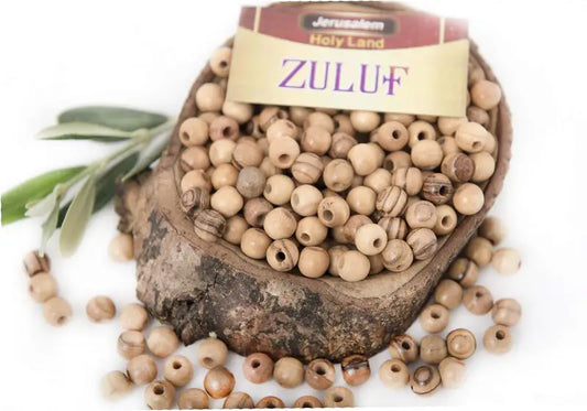 Hand crafted 5mm olive wood beads from bethlehem