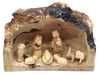 Hand-Crafted Nativity Cave from Bethlehem with Holy Family - Spiritual Beauty in Size and Detail - Zuluf