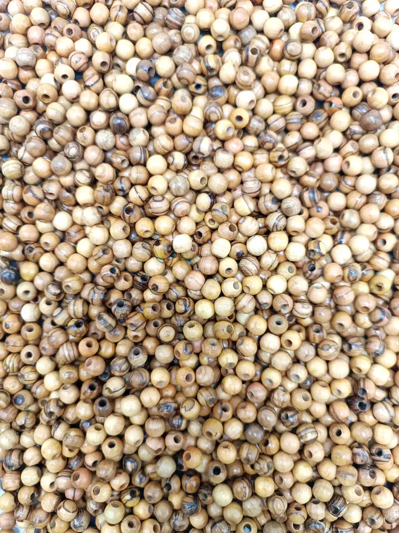 Hand made olive wood beads 8mm from bethlehem