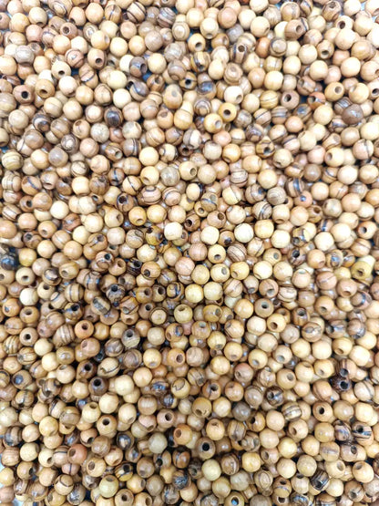 Hand made olive wood beads 8mm from bethlehem