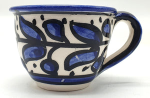 Hand - Painted Ceramic Coffee Mug - Modern and Elegant Design to Enhance Your Dining Table | High - Quality Artisanal Cup - Zuluf