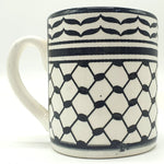 Hand - Painted Ceramic Tea Mug - Elegant Modern Design to Enhance Your Dining Table | High - Quality Artisan Mug - Zuluf