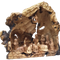 Handcrafted Bethlehem Nativity Cave Art Holy Family Display