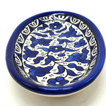 Handcrafted Hebron Ceramic Plate - Authentic Palestinian Pottery from the Heart of Hebron - Zuluf