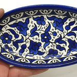 Handcrafted Hebron Ceramic Plate - Authentic Palestinian Pottery from the Heart of Hebron - Zuluf