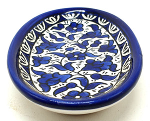 Handcrafted Hebron Ceramic Plate - Authentic Palestinian Pottery from the Heart of Hebron - Zuluf