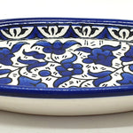 Handcrafted Hebron Ceramic Plate - Authentic Palestinian Pottery from the Heart of Hebron - Zuluf