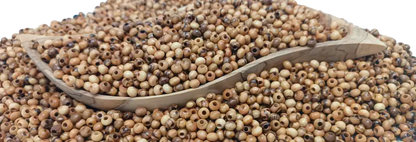 Handcrafted olive wood beads from bethlehem 4mm