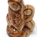 Handcrafted Olive Wood Holy Family "Flight to Egypt" Faceless Statue - Small Size 4.4X2.5X1.8" | Religious Art from Bethlehem - Zuluf