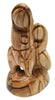 Handcrafted Olive Wood Holy Family "Flight to Egypt" Faceless Statue - Small Size 4.4X2.5X1.8" | Religious Art from Bethlehem - Zuluf