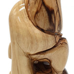 Handcrafted Olive Wood Holy Family "Flight to Egypt" Faceless Statue - Small Size 4.4X2.5X1.8" | Religious Art from Bethlehem - Zuluf