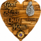 Handcrafted Olive Wood Holy Family Heart Plaque with Frankincense, Bethlehem Wall Blessing 6.5 inch