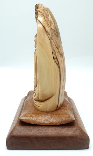 Handcrafted Olive Wood Nativity Scene - Authentic Bethlehem Holy Art | Premium Quality Christmas Decor & Religious Gift - Zuluf