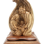 Handcrafted Olive Wood Nativity Scene - Authentic Bethlehem Holy Art | Premium Quality Christmas Decor & Religious Gift - Zuluf