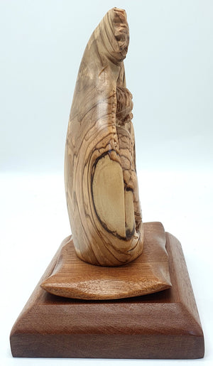 Handcrafted Olive Wood Nativity Scene - Authentic Bethlehem Holy Art | Premium Quality Christmas Decor & Religious Gift - Zuluf