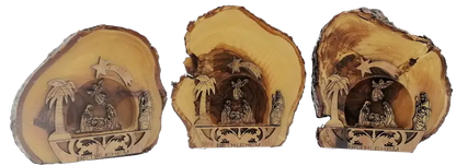 Handcrafted olive wood nativity scene ornament from bethlehem - 3 - nativities