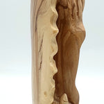 Handcrafted Olive Wood Our Lady of Guadalupe Statue from Bethlehem | Virgin Mary Religious Sculpture - Zuluf