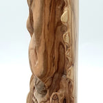 Handcrafted Olive Wood Our Lady of Guadalupe Statue from Bethlehem | Virgin Mary Religious Sculpture - Zuluf