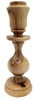 Handcrafted Olive Wood Sabbath Candlesticks from Bethlehem – Elegant Religious Decor & Gift | 6.2x2.2x2.2", 125g - Zuluf