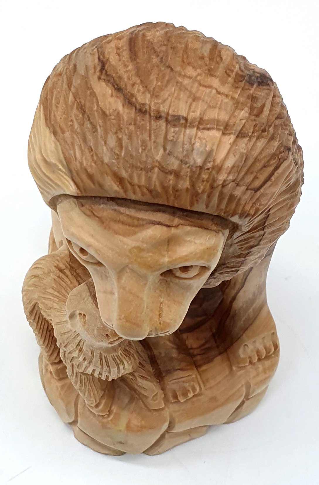 Handcrafted Olive Wood Sculpture of The Lamb with The Lion – Symbol of Peace and Harmony | Authentic Bethlehem Craft - Zuluf