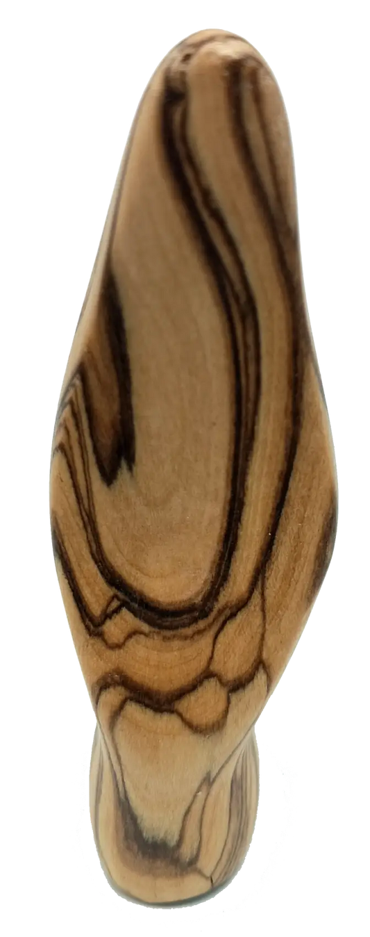 Handcrafted olive wood virgin mary statue - 3 pieces - figures