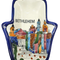 Handmade Ceramic Hamsa Plate from Hebron Authentic Pottery Decor