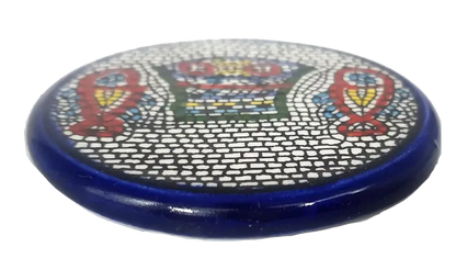 Handmade ceramic magnet authentic palestinian artisanal souvenir