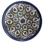 Handmade Ceramic Saucer for Cup - High - Quality Palestinian Craftsmanship | Authentic Pottery from Palestine - Zuluf