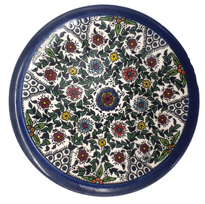 Handmade Ceramic Saucer for Cup - High - Quality Palestinian Craftsmanship | Authentic Pottery from Palestine - Zuluf