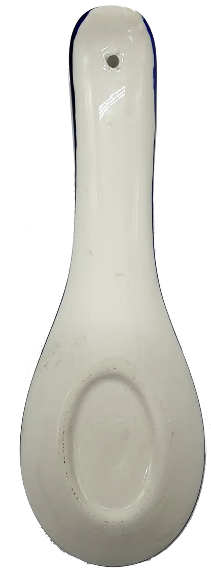 Handmade ceramic spoon rest hebron pottery by palestinian artisans