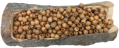 Handmade olive wood beads 10mm from bethlehem