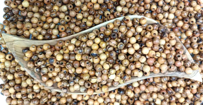 Handmade olive wood beads from bethlehem 9mm