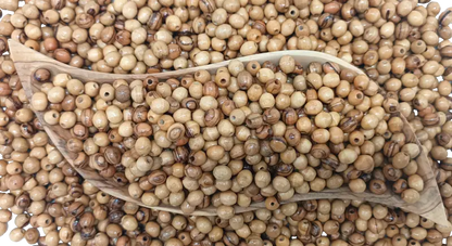 Handmade olive wood beads from the holy land 9mm oval