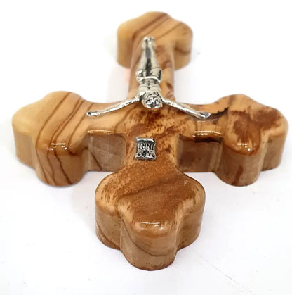 Handmade olive wood cross from jerusalem holy land christian crucifix wall cross, - crosses