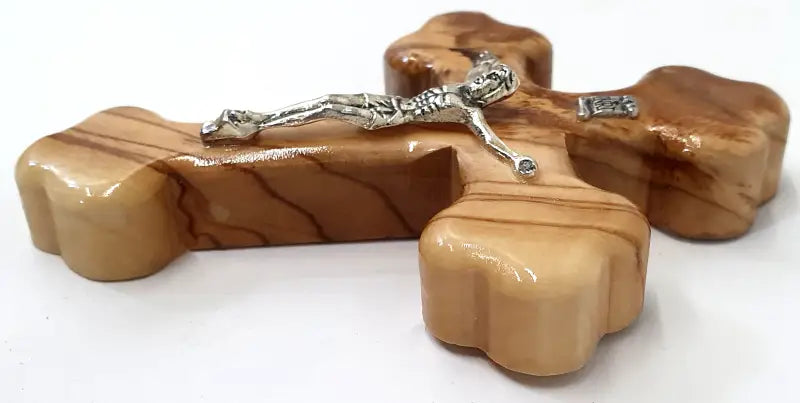 Handmade olive wood cross from jerusalem holy land christian crucifix wall cross, - crosses