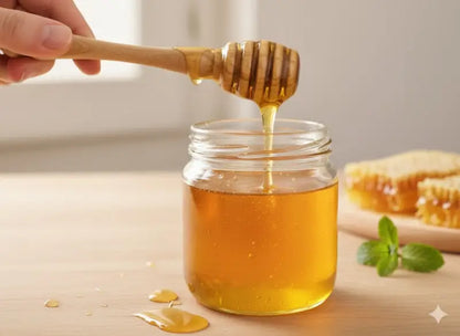 Handmade olive wood honey dipper | natural wooden spoon drizzler | server | 5.7 inch | handcrafted in bethlehem