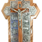 Handmade Olive Wood Jerusalem Cross with 14 Stations – Crafted in the Holy Land, A Meaningful Gift from Jerusalem