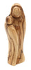 Handmade Olive Wood Mary and Jesus Statue - Mother and Child Figurine from Bethlehem, Holy Land | Perfect Religious Gift - Zuluf