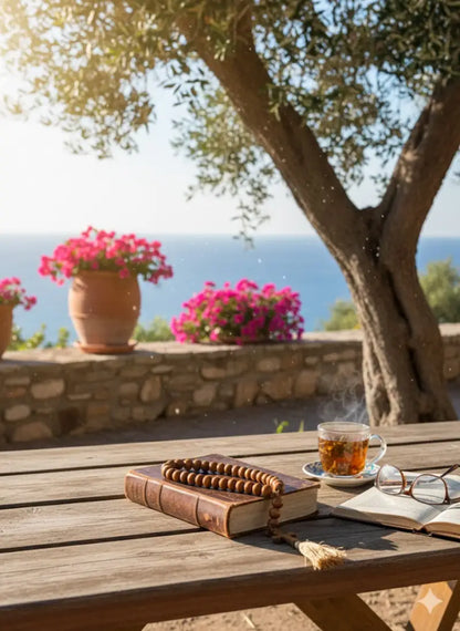 Handmade olive wood rosary with cross & tassel | crafted in bethlehem holy land - rosaries