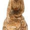 Handmade Olive Wood Village Woman Statue from the Holy Land