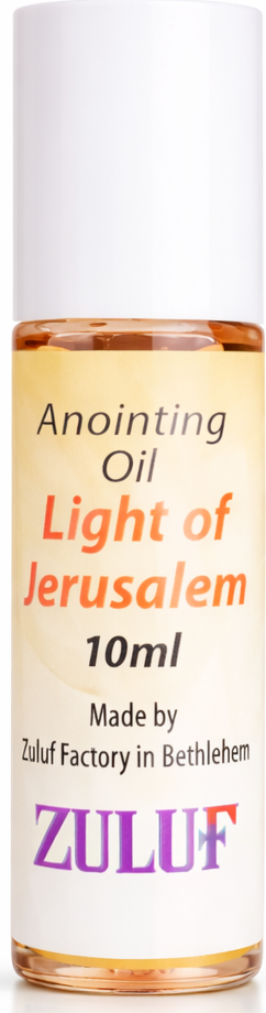 Holy Land anointing oil from Bethlehem, hand prepared by Christian artisans, variant PER006