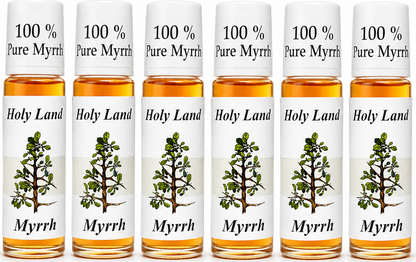 Holy Land anointing oil from Bethlehem, hand prepared by Christian artisans, variant PER024A