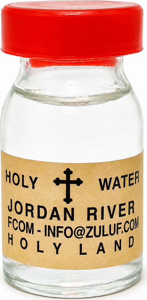 Holy Water from the Jordan River 10ml authentic essence from the Holy Land