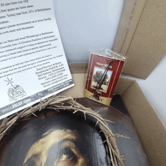 Jerusalem authentic biblical lifesize crown of thorns from holy land