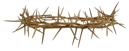 Jerusalem authentic handmade crown of thorns from the holy land 7.5 inch